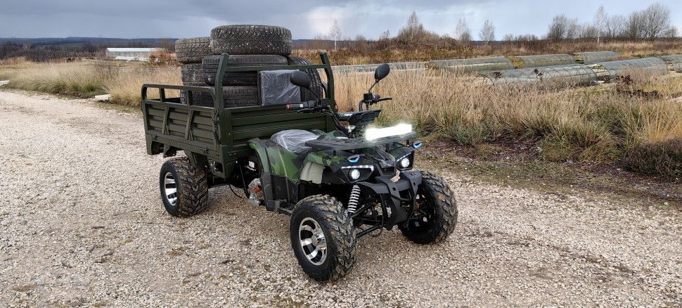 Квадроцикл грузовой GreenCamel Сахара A015 (72V 1500W R10alum) пониженная