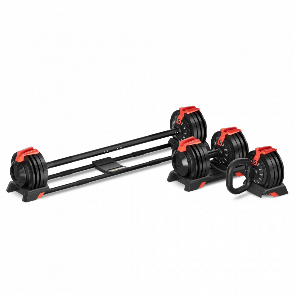 Штанга регулируемая многофункциональная 3 в 1 Oxygen Fitness Xcross 24 Кг