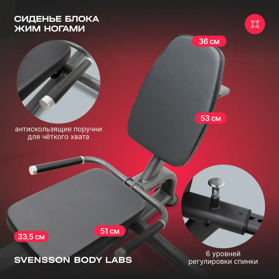 Силовой комплекс полукоммерческий Svensson Body Labs Rigel Plus Pro (стек 60 кг)