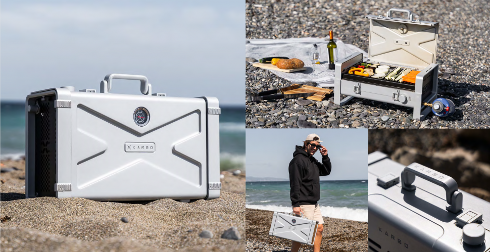 Портативный газовый гриль с сумкой Karbo Grill X1