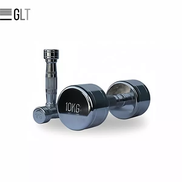 Хромированные гантели GLT 1-10 кг. Комплект 10 пар