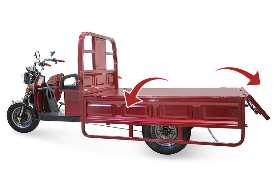 Грузовой электротрицикл Rutrike D4 1800 60V1500W